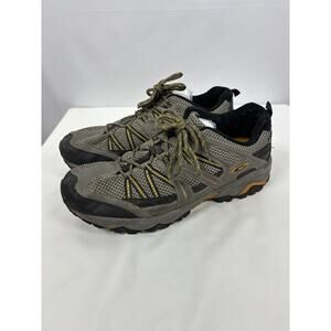 Hi-tec Hiking Shoes Grey Black 11.5 Trekking Trail Outdoor Breathable